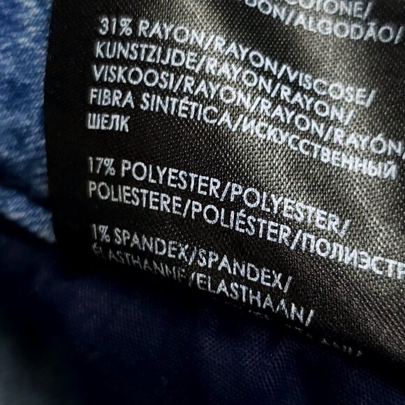 Liverpool short Bermuda jean shorts size 4 - Picture 5 of 5